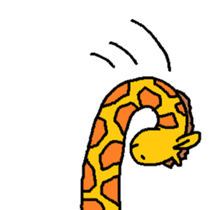 Giraffe LONG LONG Stickers sticker #10432963