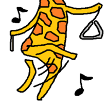 Giraffe LONG LONG Stickers sticker #10432965