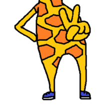 Giraffe LONG LONG Stickers sticker #10432966