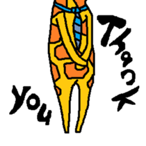 Giraffe LONG LONG Stickers sticker #10432967