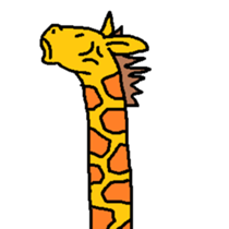 Giraffe LONG LONG Stickers sticker #10432970