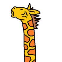 Giraffe LONG LONG Stickers sticker #10432970