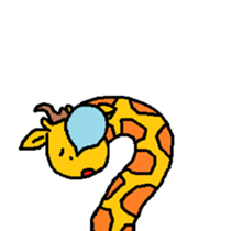 Giraffe LONG LONG Stickers sticker #10432971