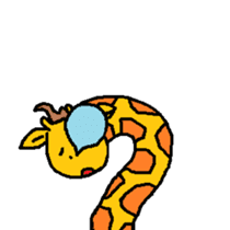 Giraffe LONG LONG Stickers sticker #10432971