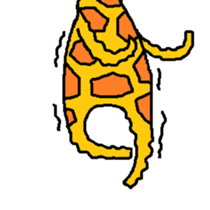 Giraffe LONG LONG Stickers sticker #10432972