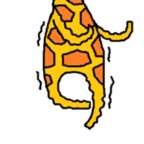 Giraffe LONG LONG Stickers sticker #10432972