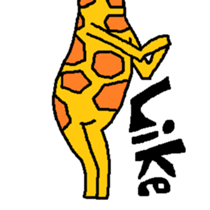 Giraffe LONG LONG Stickers sticker #10432973