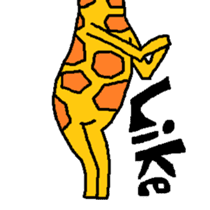 Giraffe LONG LONG Stickers sticker #10432973