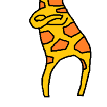 Giraffe LONG LONG Stickers sticker #10432974