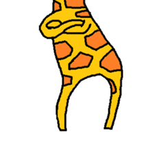 Giraffe LONG LONG Stickers sticker #10432974