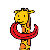 Giraffe LONG LONG Stickers sticker #10432976