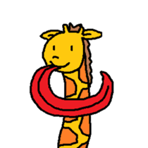 Giraffe LONG LONG Stickers sticker #10432976