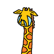 Giraffe LONG LONG Stickers sticker #10432977