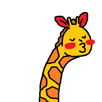 Giraffe LONG LONG Stickers sticker #10432978