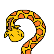 Giraffe LONG LONG Stickers sticker #10432979