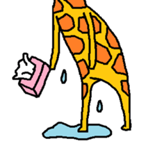 Giraffe LONG LONG Stickers sticker #10432981