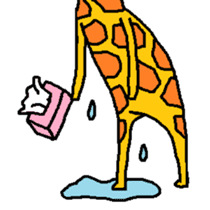 Giraffe LONG LONG Stickers sticker #10432981