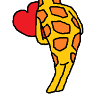Giraffe LONG LONG Stickers sticker #10432982