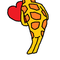 Giraffe LONG LONG Stickers sticker #10432982