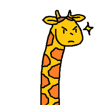 Giraffe LONG LONG Stickers sticker #10432984