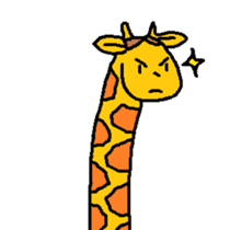 Giraffe LONG LONG Stickers sticker #10432984