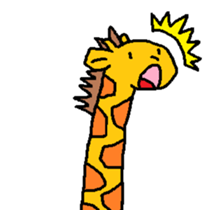 Giraffe LONG LONG Stickers sticker #10432985