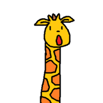 Giraffe LONG LONG Stickers sticker #10432987