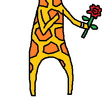 Giraffe LONG LONG Stickers sticker #10432988