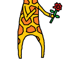 Giraffe LONG LONG Stickers sticker #10432988