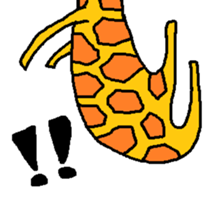 Giraffe LONG LONG Stickers sticker #10432989