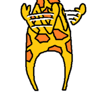 Giraffe LONG LONG Stickers sticker #10432991