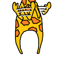 Giraffe LONG LONG Stickers sticker #10432991