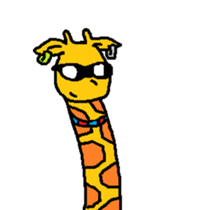 Giraffe LONG LONG Stickers sticker #10432992