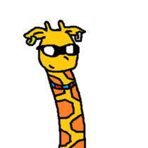 Giraffe LONG LONG Stickers sticker #10432992