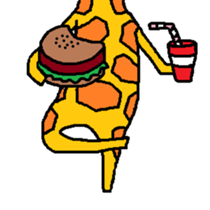 Giraffe LONG LONG Stickers sticker #10432997