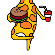 Giraffe LONG LONG Stickers sticker #10432997