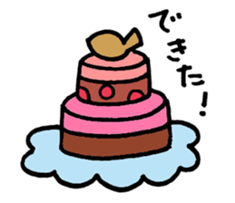 Cat's sweet-shop sticker #10433237