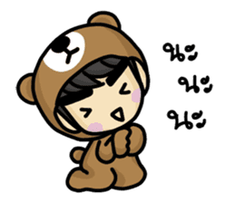 Bad boy & Bear boy sticker #10433283