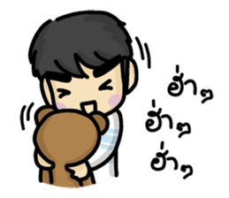 Bad boy & Bear boy sticker #10433305