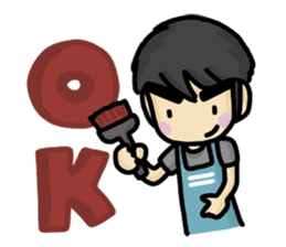 Bad boy & Bear boy sticker #10433311