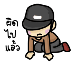 Bad boy & Bear boy sticker #10433312