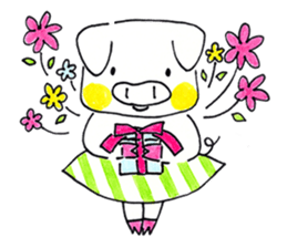 Cute BUTAKOchan sticker #10433402