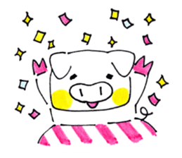 Cute BUTAKOchan sticker #10433407