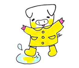 Cute BUTAKOchan sticker #10433418