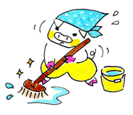 Cute BUTAKOchan sticker #10433419