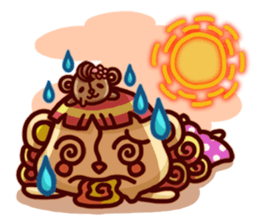 Milqoo and pleasant friends sticker #10433925