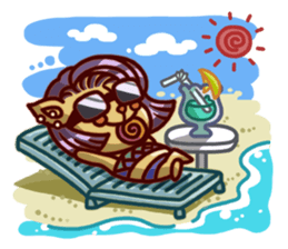 Milqoo and pleasant friends sticker #10433956