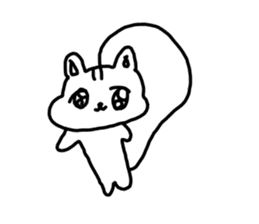 The unmotivated transparent squirrel sticker #10434160