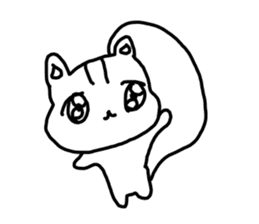 The unmotivated transparent squirrel sticker #10434161