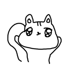 The unmotivated transparent squirrel sticker #10434162